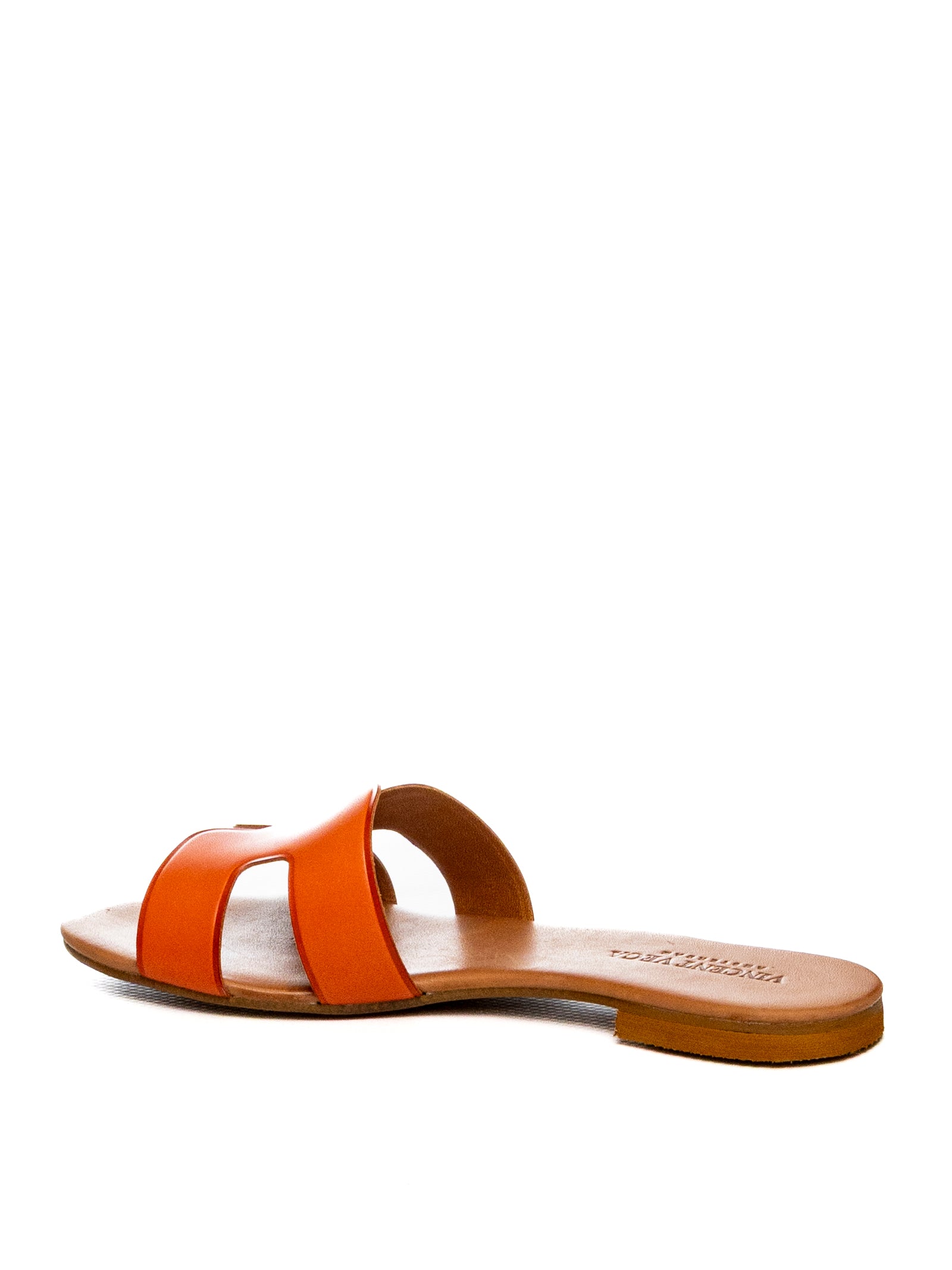 VINCENT VEGA Sandalo pelle arancio P106 HD VIT-ARANCIO