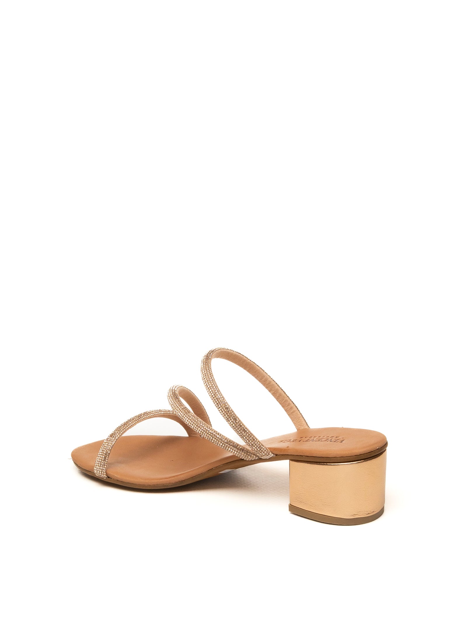 VINCENT VEGA Sandalo strip champagne PS408 STRIP-CHAMPAGNE