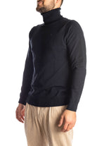 REFRIGUE Maglione collo alto blu R40571 COLLO-125 