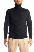 REFRIGUE Maglione collo alto blu R40571 COLLO-125 