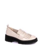 STEVE MADDEN Mocassino marleight crema MARLEIGH PATENT-BONE 