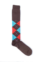 TRICKER'S Calzino argle moro RARGLE LANA-BROWN 