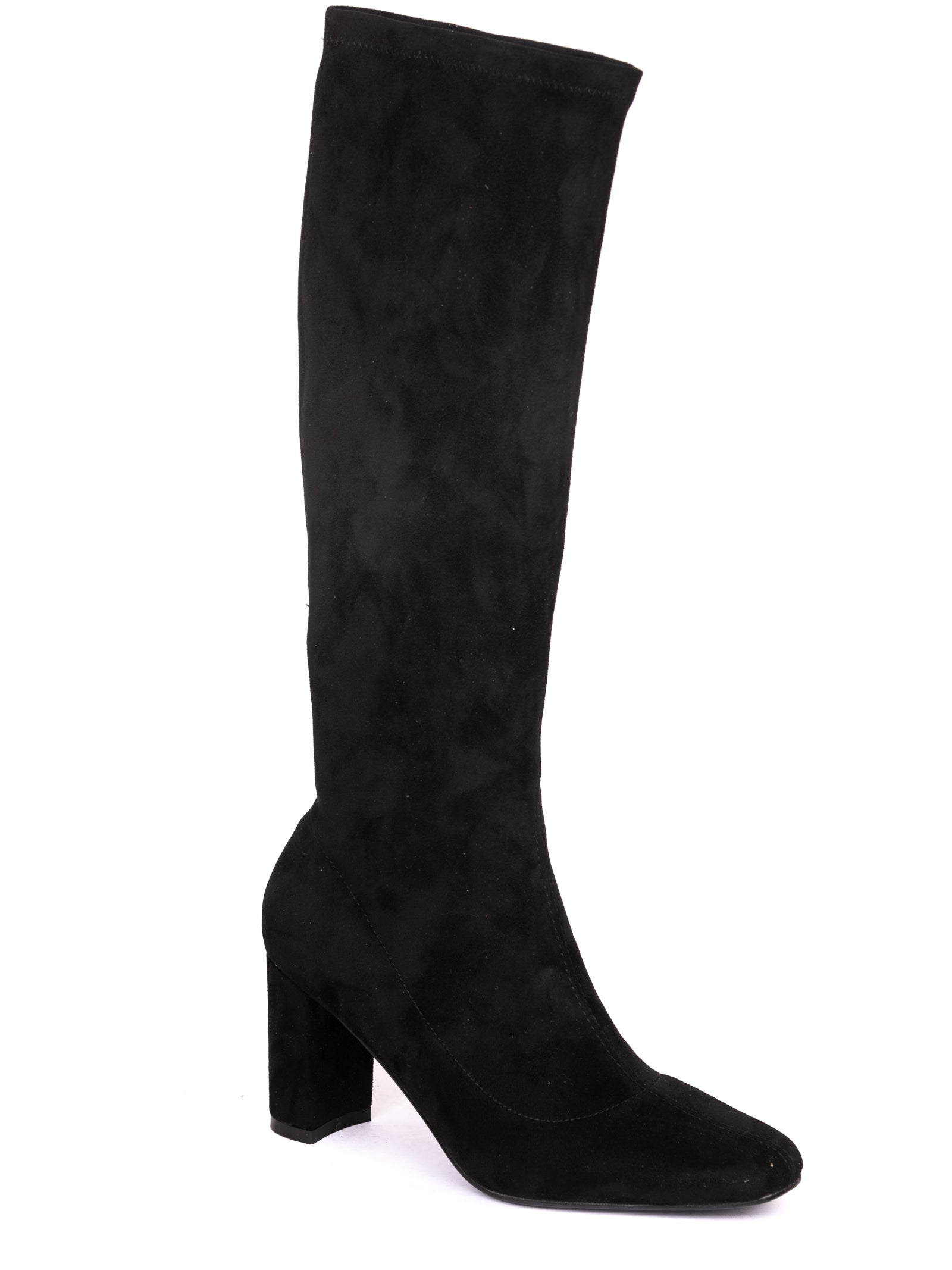 UMA PARKER NEW YORK Stivale stretch nero 200222 SUEDE-BLACK 