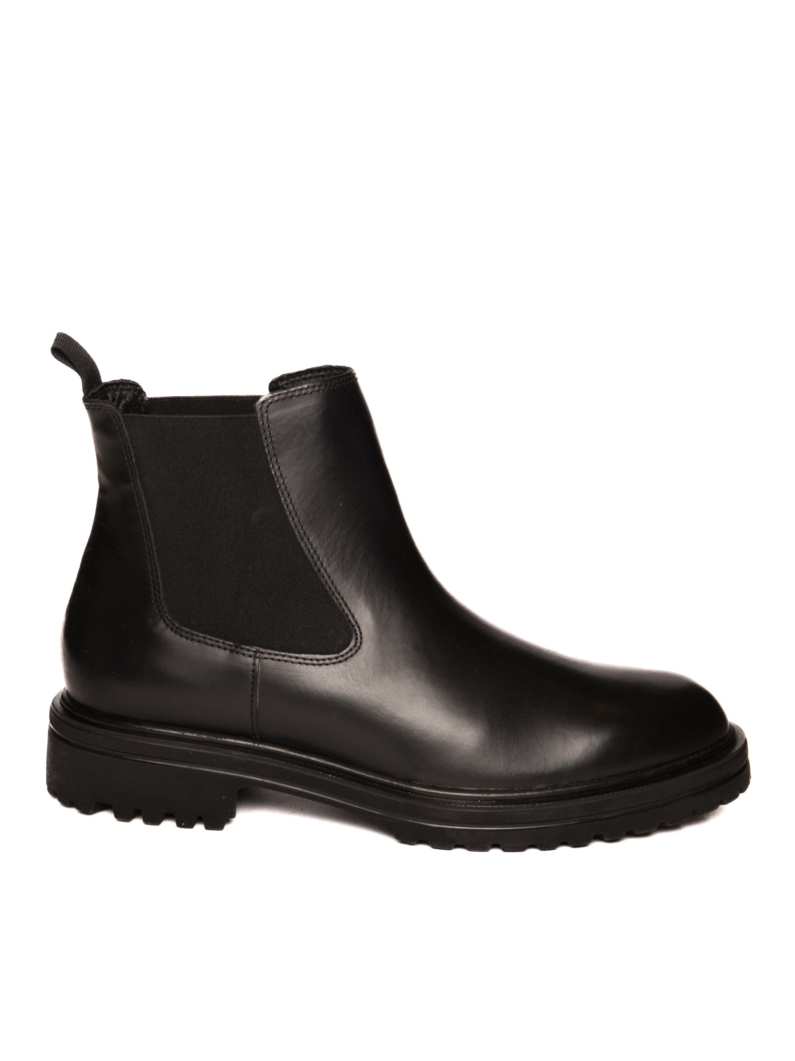 BRAWN'S beatles in pelle nero<BR/> 22105750 SPAZ-NERO 