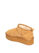 COLORS OF CALIFORNIA Tronchetto suede tan YWPLA01 PLATFORMWINTER-TAN 