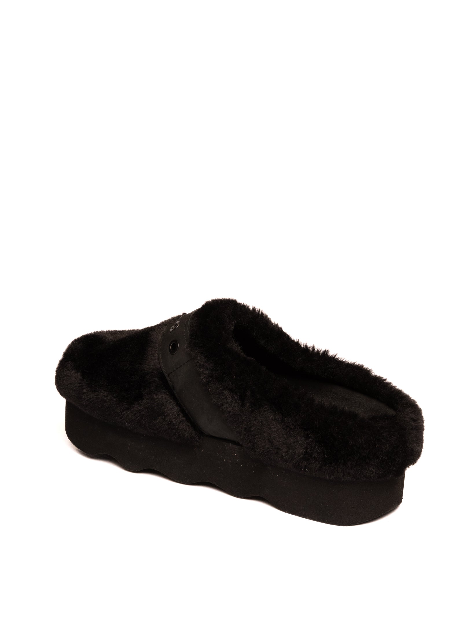 SCHOLL Sabò pelliccia nero 318371004 PELL-BLACK 
