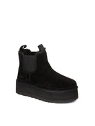 UGG stivale chelsea neumel nero<BR/> NEUMELPLATFORMCHELSEA MONTONE-BLK 