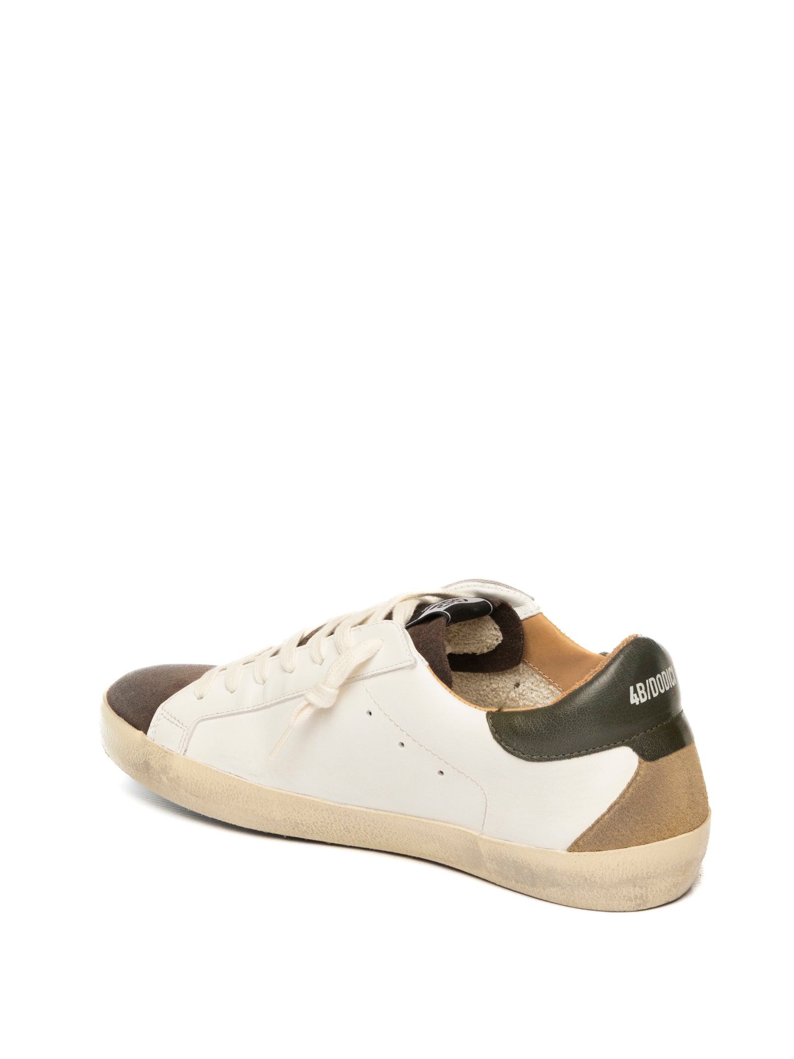 4B12 Sneaker suprime bianco/verde SUPRIME U PELLE-211 