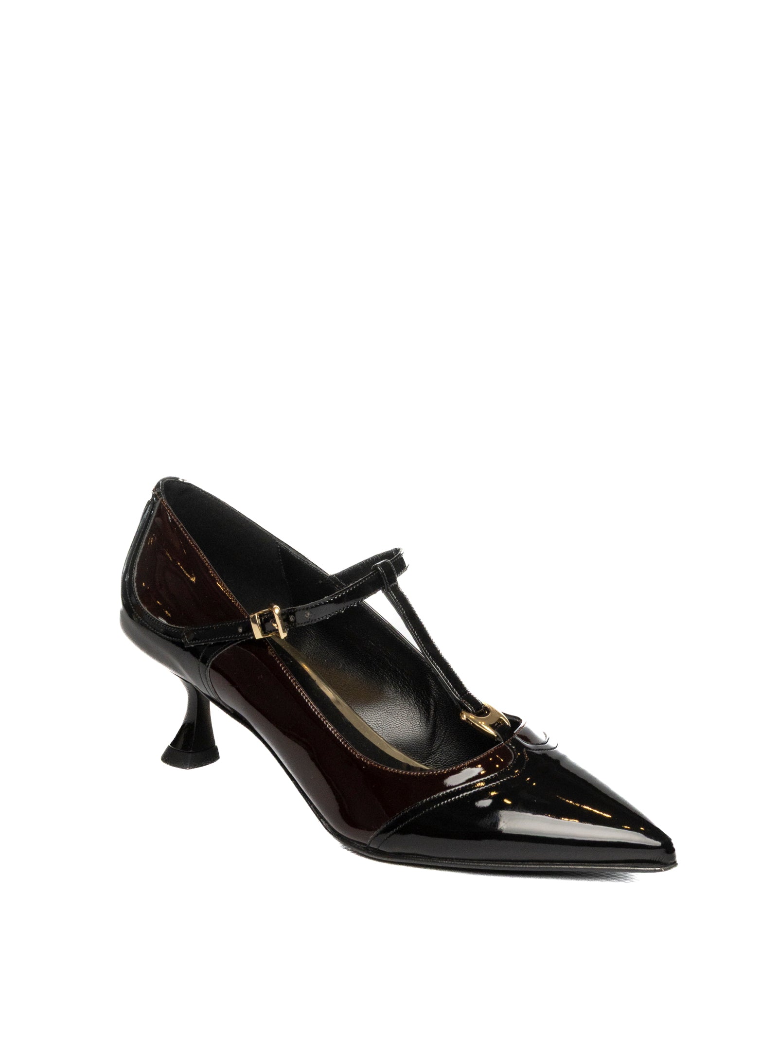 ALBANO Décolleté vernice nero/bordeaux 2937 VERN-NERO/BORDO 
