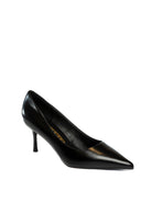 CHICONIC 208 black leather décolleté 208 VIT-NERO 