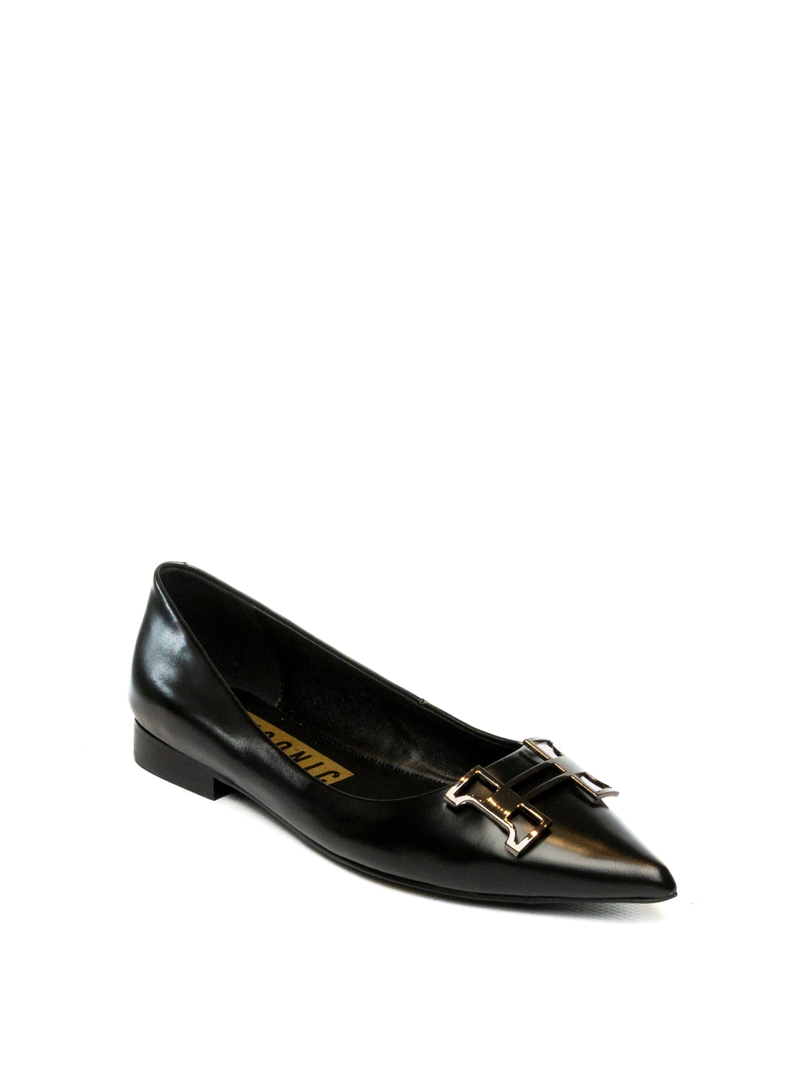 CHICONIC Ballerina pelle nero 219 VIT-NERO 