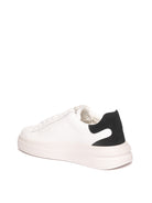 GUESS Sneaker elbina bianco/nero FLJELB LEA12 ELBINA-WHBLK 