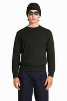 IMPURE pullover lana verde scuro CHARLIE LANA-D.GREEN 