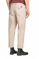 IMPURE pantalone devis beige DEVIS CHINO-DESERT 