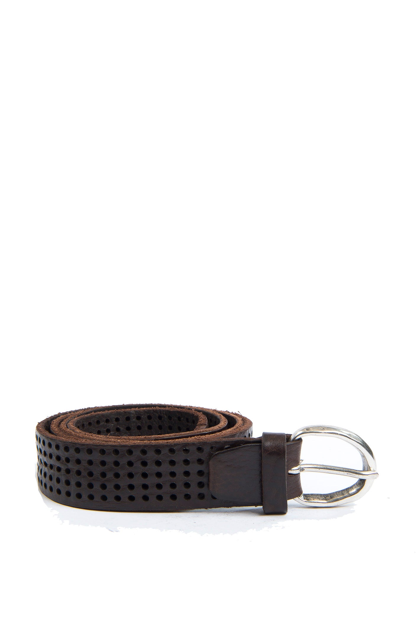 ITALIAN BELTS cintura pelle testa di moro 605/30 PELLE-MORO 