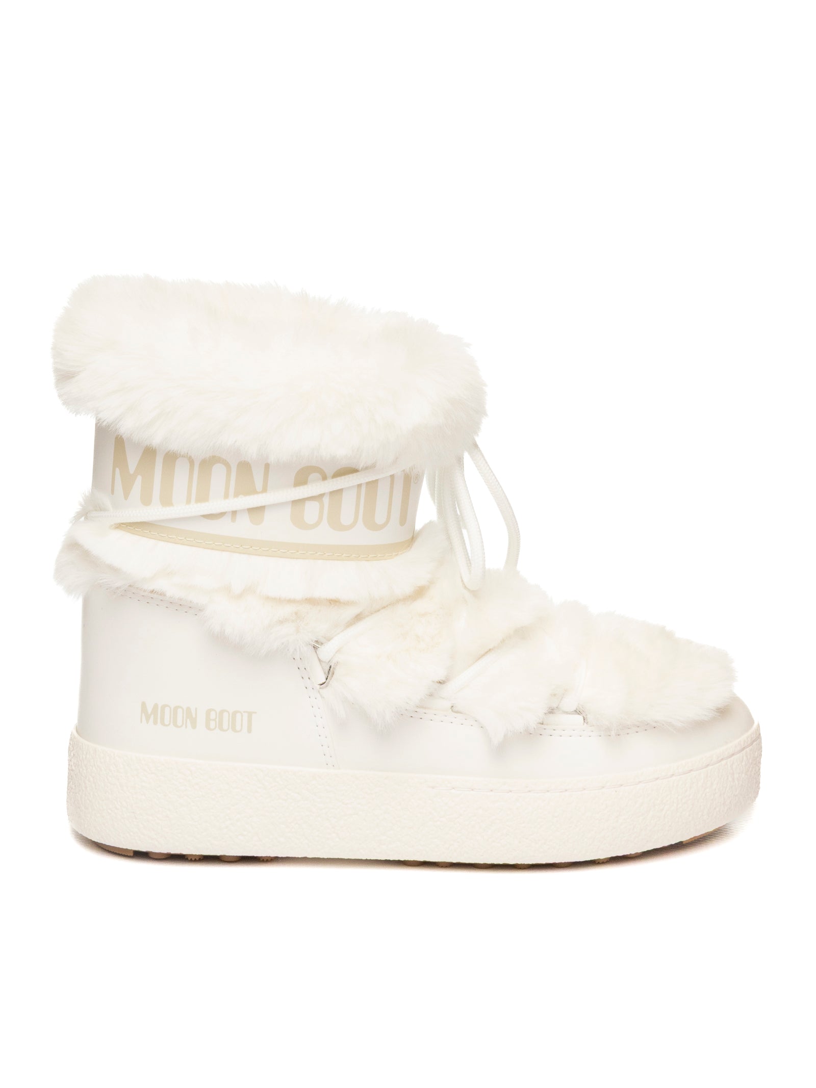 MOON BOOT Doposci l track fur bianco 2450130 LTRACKFUR-A001 