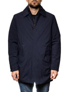 MORE cappotto tessuto blu M2075 TESS-BLU 
