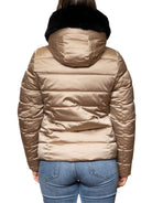 MORE giubbino piuma beige W500 PIUMA-BEIGE 