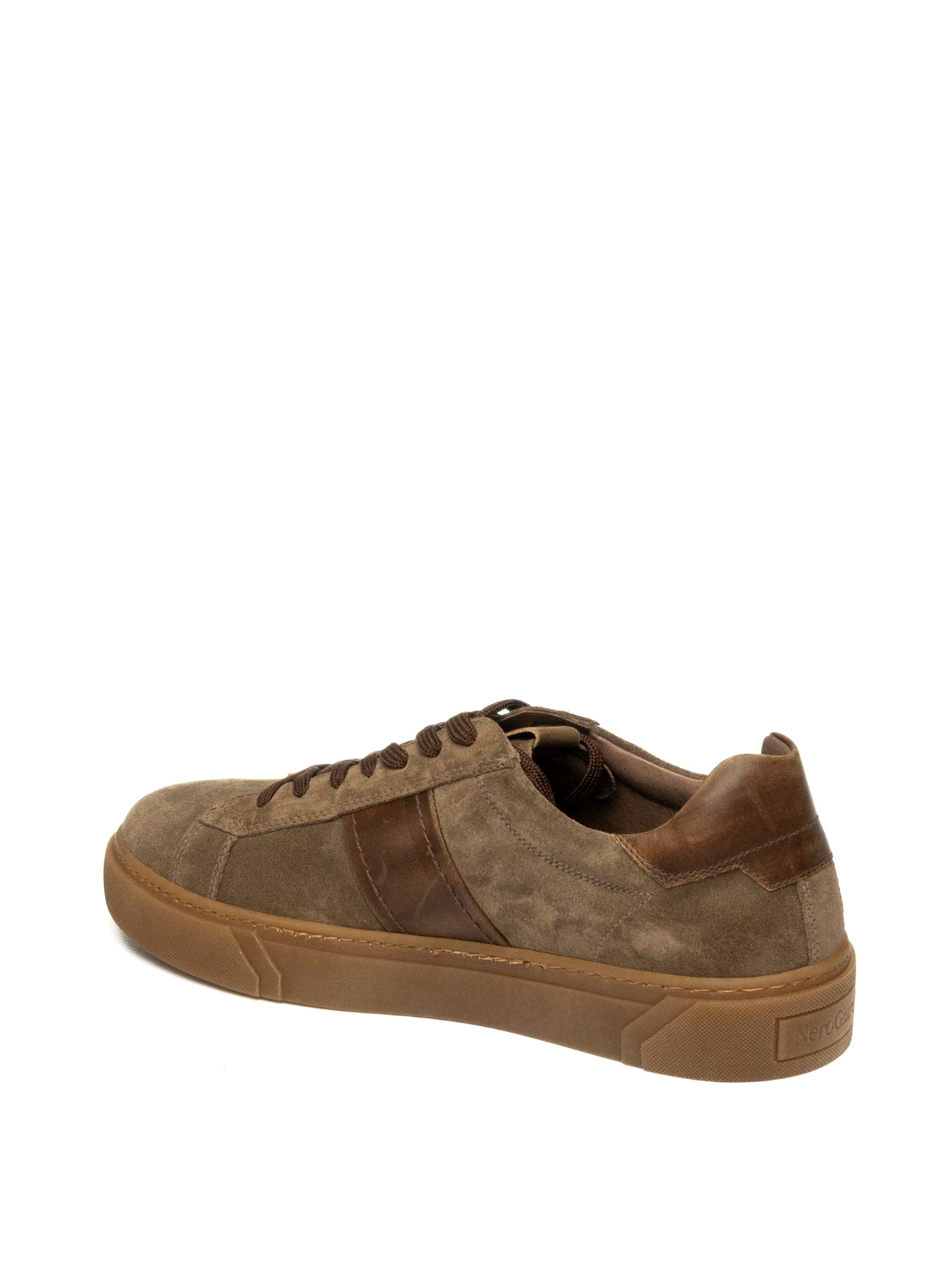 NERO GIARDINI Sneaker camoscio fango 500951 AROLD-FANGO 