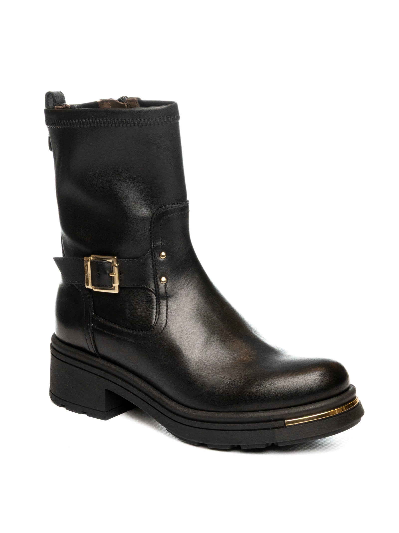 NERO GIARDINI Tronchetto pelle nero 514865 GUANTO-NERO 
