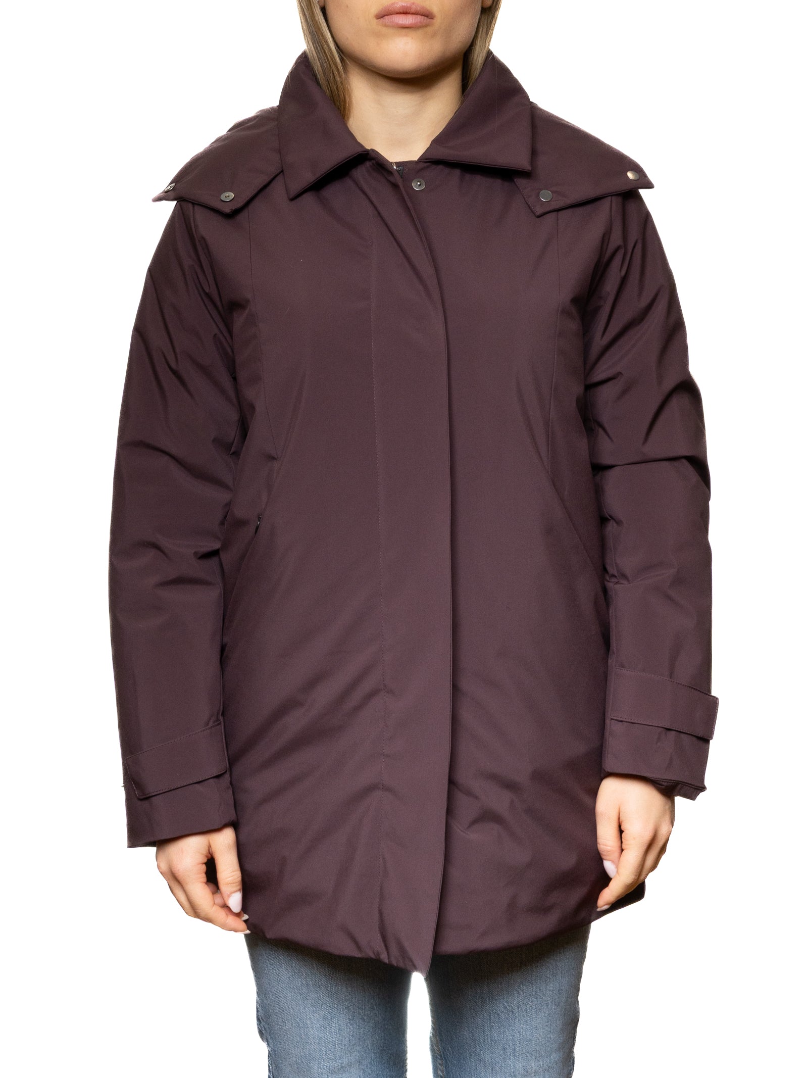 PEOPLE OF SHIBUYA parka fumiko bordeaux FUMIKO PM773-490 