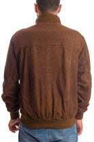 PK BY PASKAL giubbino camoscio marrone 003 CAM-TIMBER 