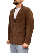 PK BY PASKAL giubbino camoscio marrone R821 CAM-FOREST 