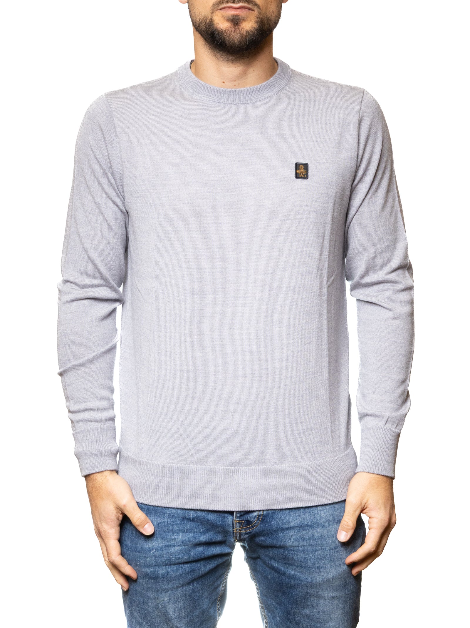 REFRIGIWEAR pullover bennet grigio M26908 BENNET-I06321 