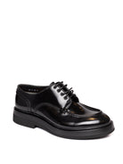 SANTONI Derby in pelle nero 18366 PELLE-NERO 