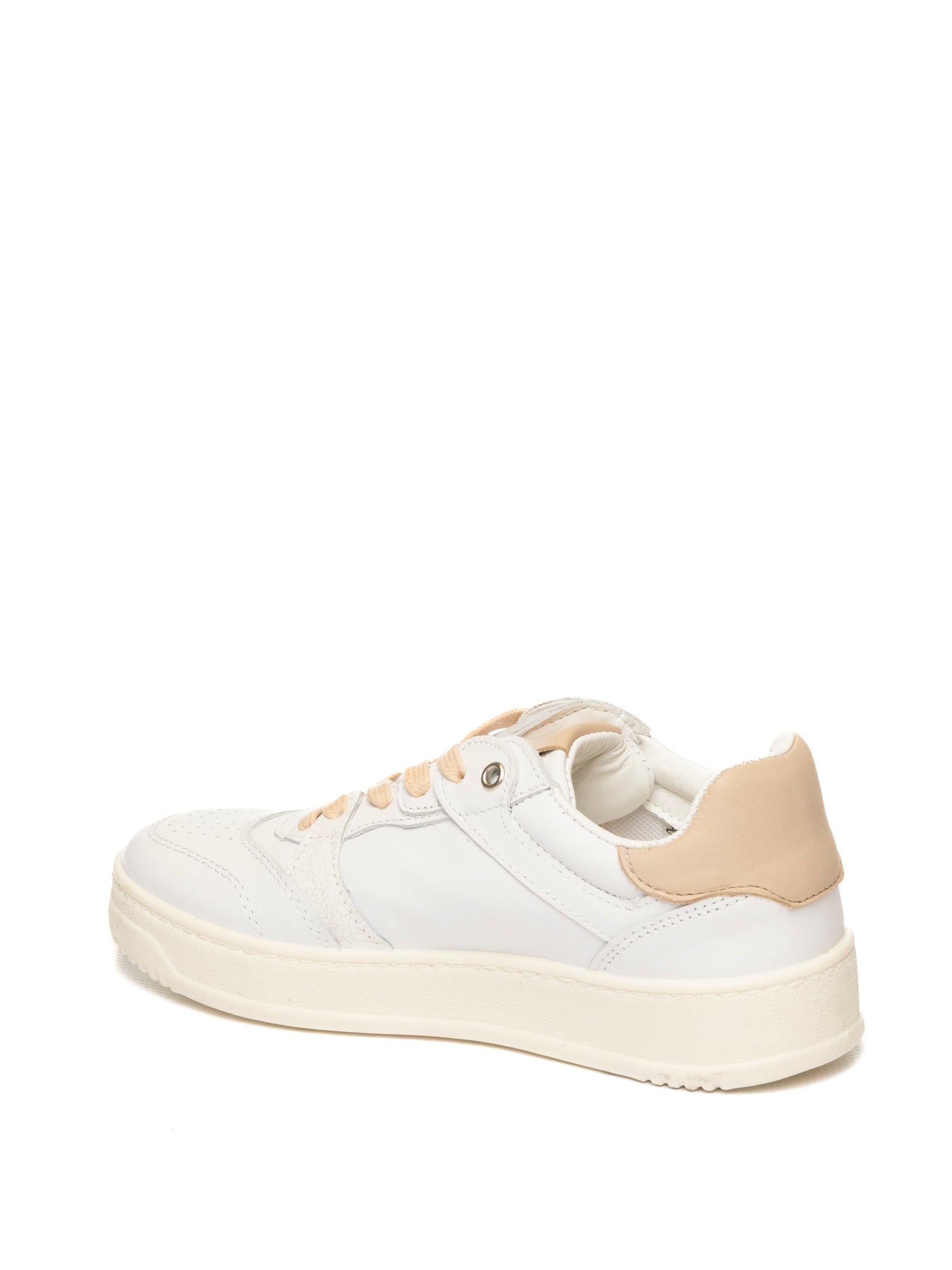 VALENTINO Sneaker pelle bianco/nude 7001VTZ PELLE/CAM-WHI/NUDE 