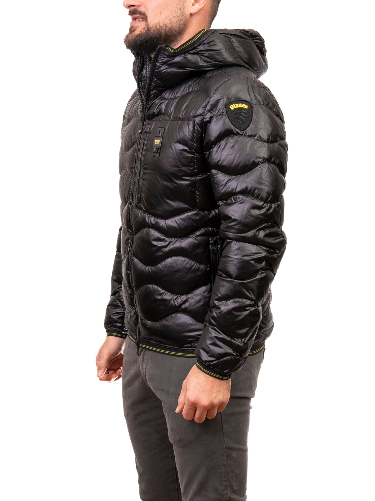 BLAUER piumino wave nero C03064 WAVE-999 