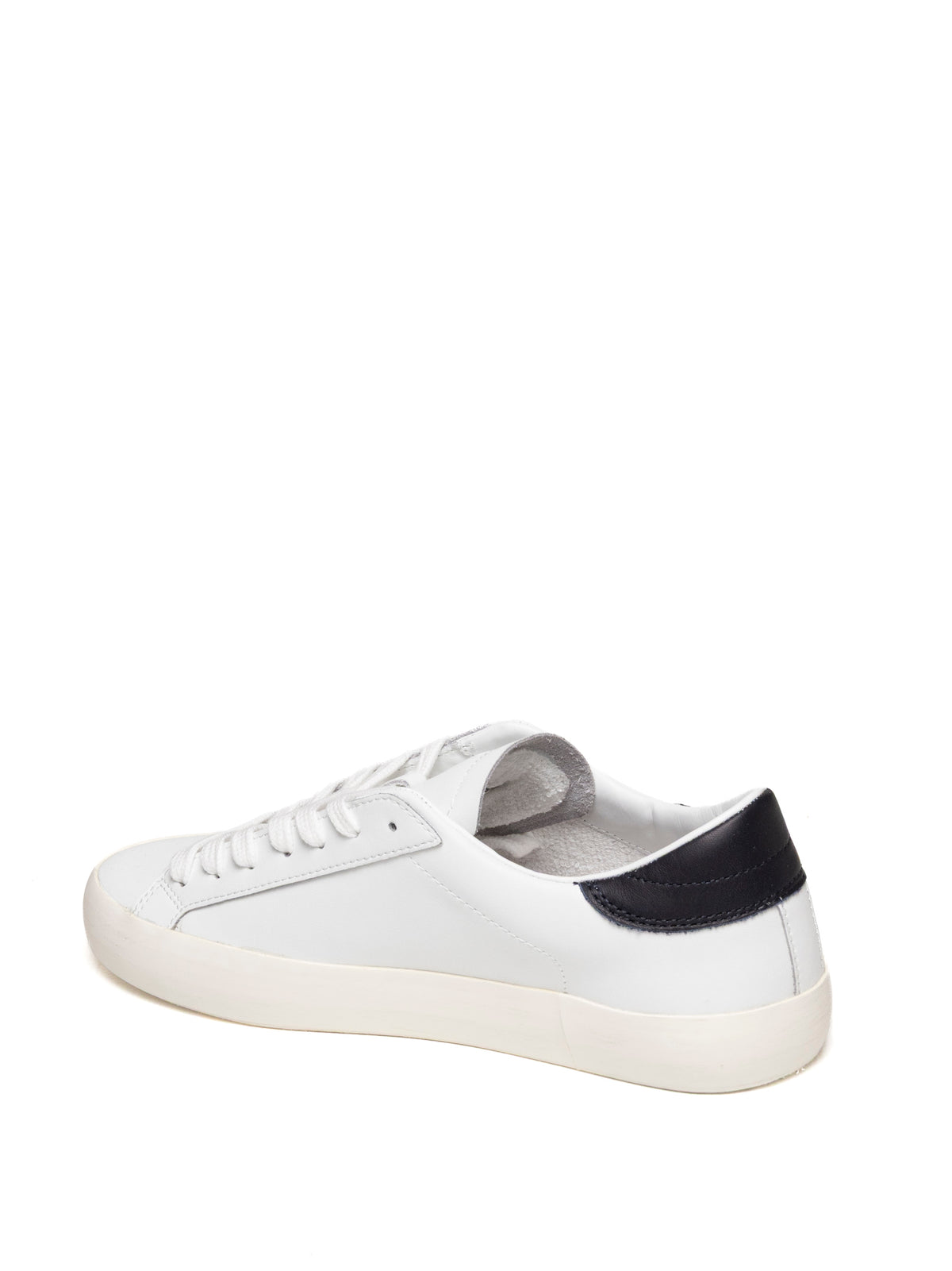 D.A.T.E.  HILL LOW BASIC U CALF-WHT/BLU 