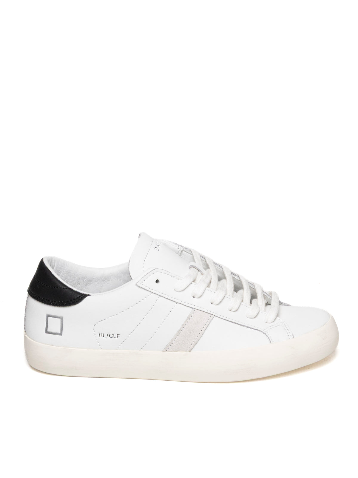 D.A.T.E.  HILL LOW D CALF-WHT/BLK 
