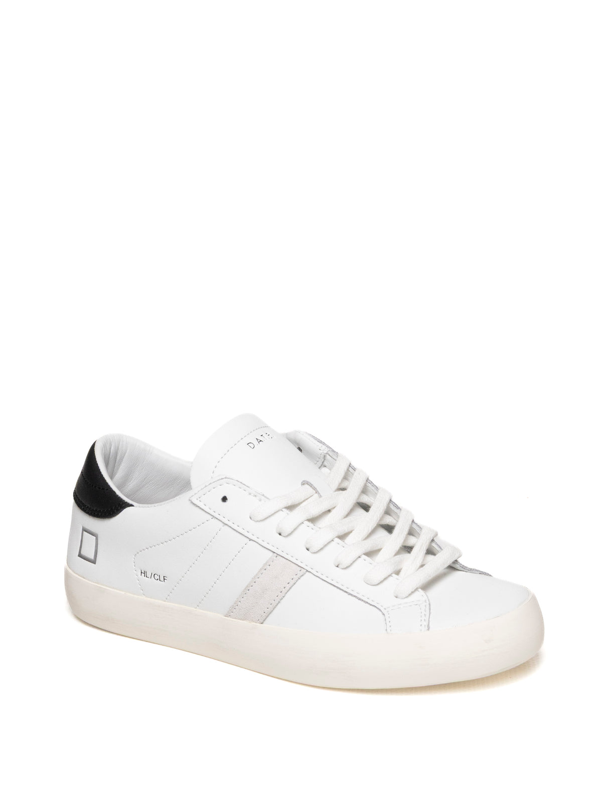 D.A.T.E.  HILL LOW D CALF-WHT/BLK 