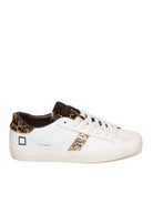 D.A.T.E.  HILL LOW D CALF-WHT/LEOP 