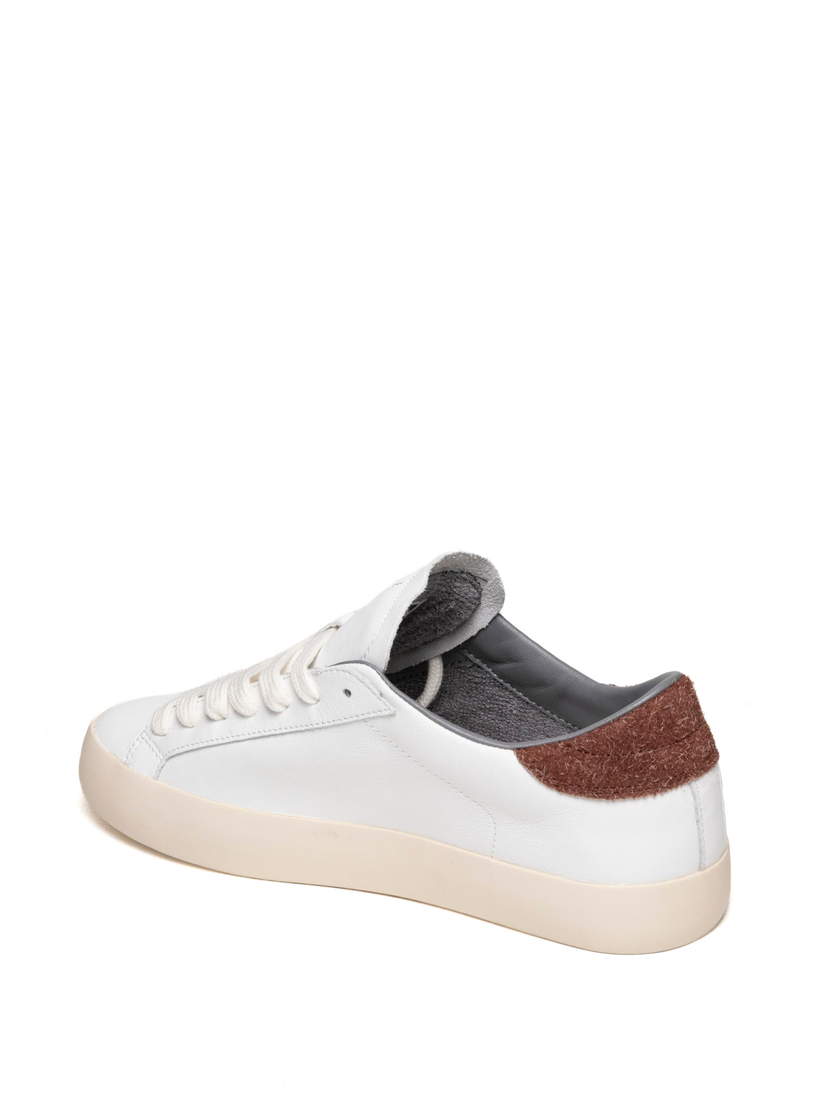 D.A.T.E.  HILL LOW U CALF-WHT/BORD 