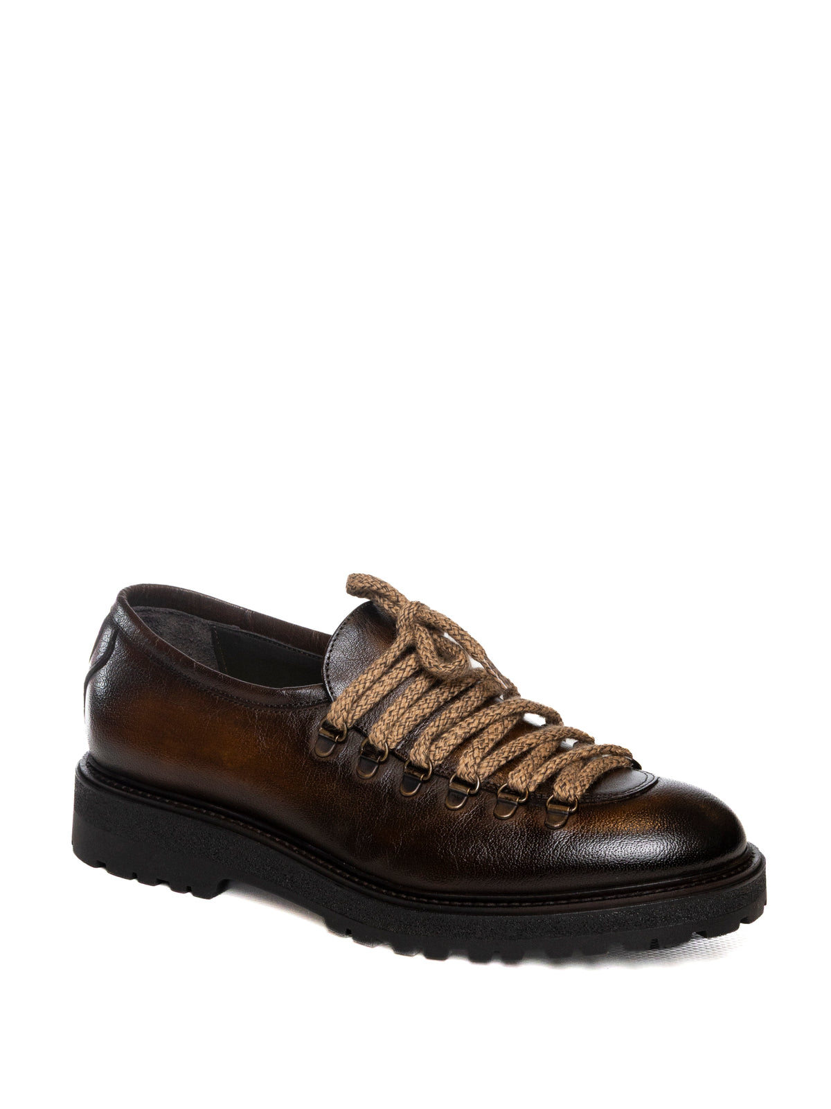 F.LLI RENELLA Stringata camoscio moro 1660 CAM-MORO 
