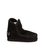 MOU Stivaletto eskimo 18 nero logo glitter<BR/> ESKIMO 18 GLITTER LOGO 101050A-BKBK 
