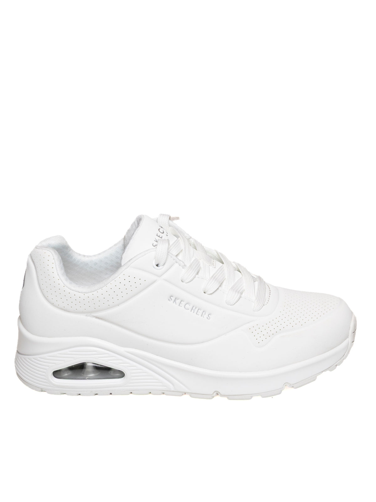 SKECHERS uno - stand on air 73690 UNO - STAND ON AIR-WHITE 