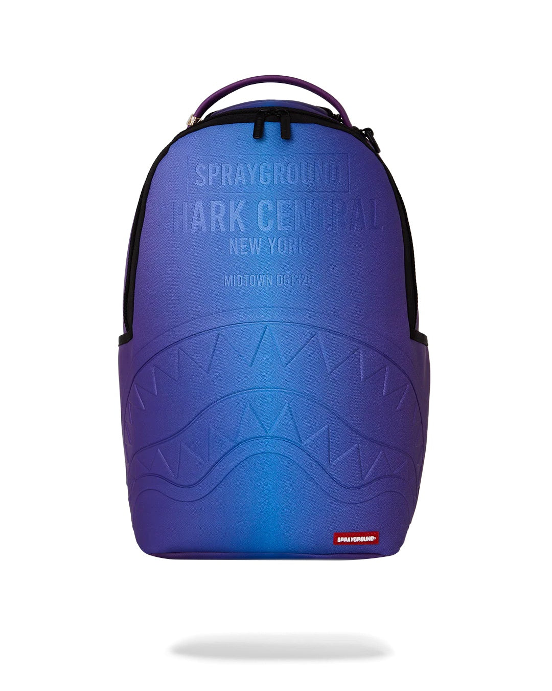 SPRAYGROUND  910B9627NSZ SHARK CENTRAL-EMBOSSED DUSK 