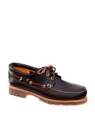 TIMBERLAND Stringata barca pelle moro TB030003214 BARCA-BROWN 