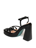 RUSSO G Sandalo alife vernice nero ALIFE102 VERN-NERO 