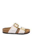 BIRKENSTOCK Sandalo sydney vernice bianco SYDNEY 1029438-WHITE 