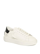 D.A.T.E. Sneaker sfera bianco/nero SFERA CALF-WHI/BLACK 
