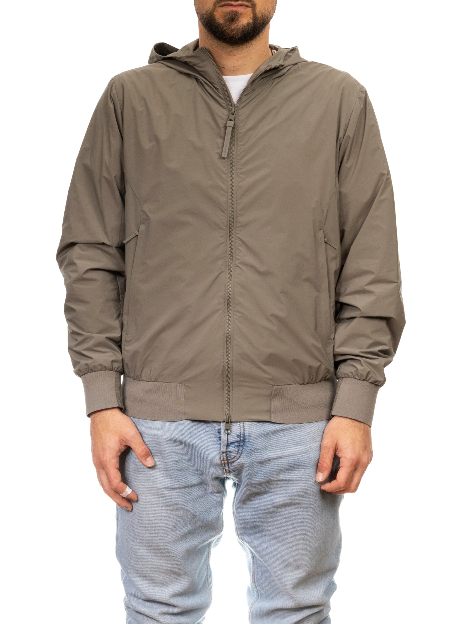 PEOPLE OF SHIBUYA giubbino in nylon verde KAORU PM808-870 