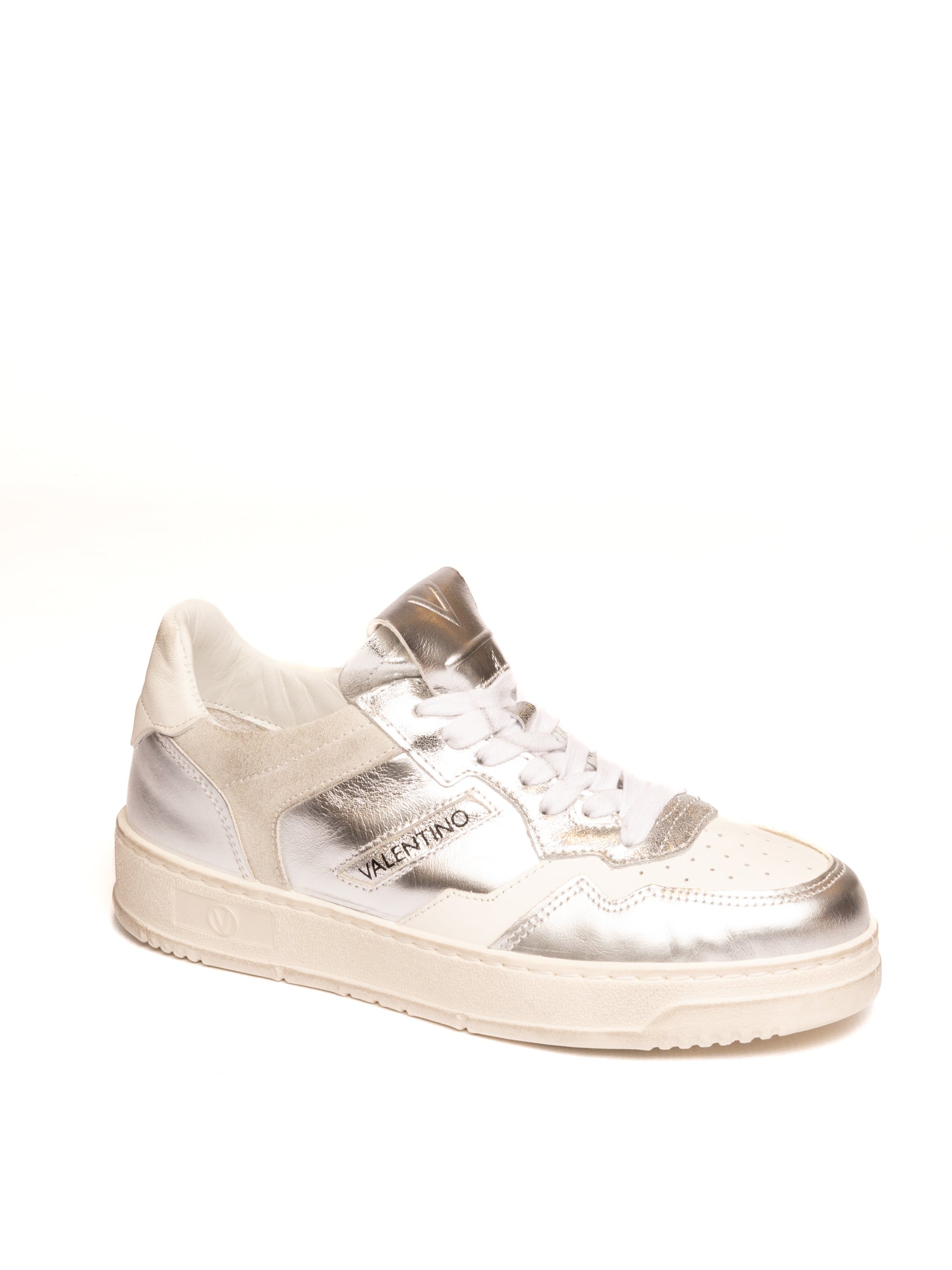 VALENTINO Sneaker laminato silver 95A2501D LAM-SILVER 