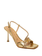 ALBANO Sandalo pelle oro 5522 SOFT-PLATINO 