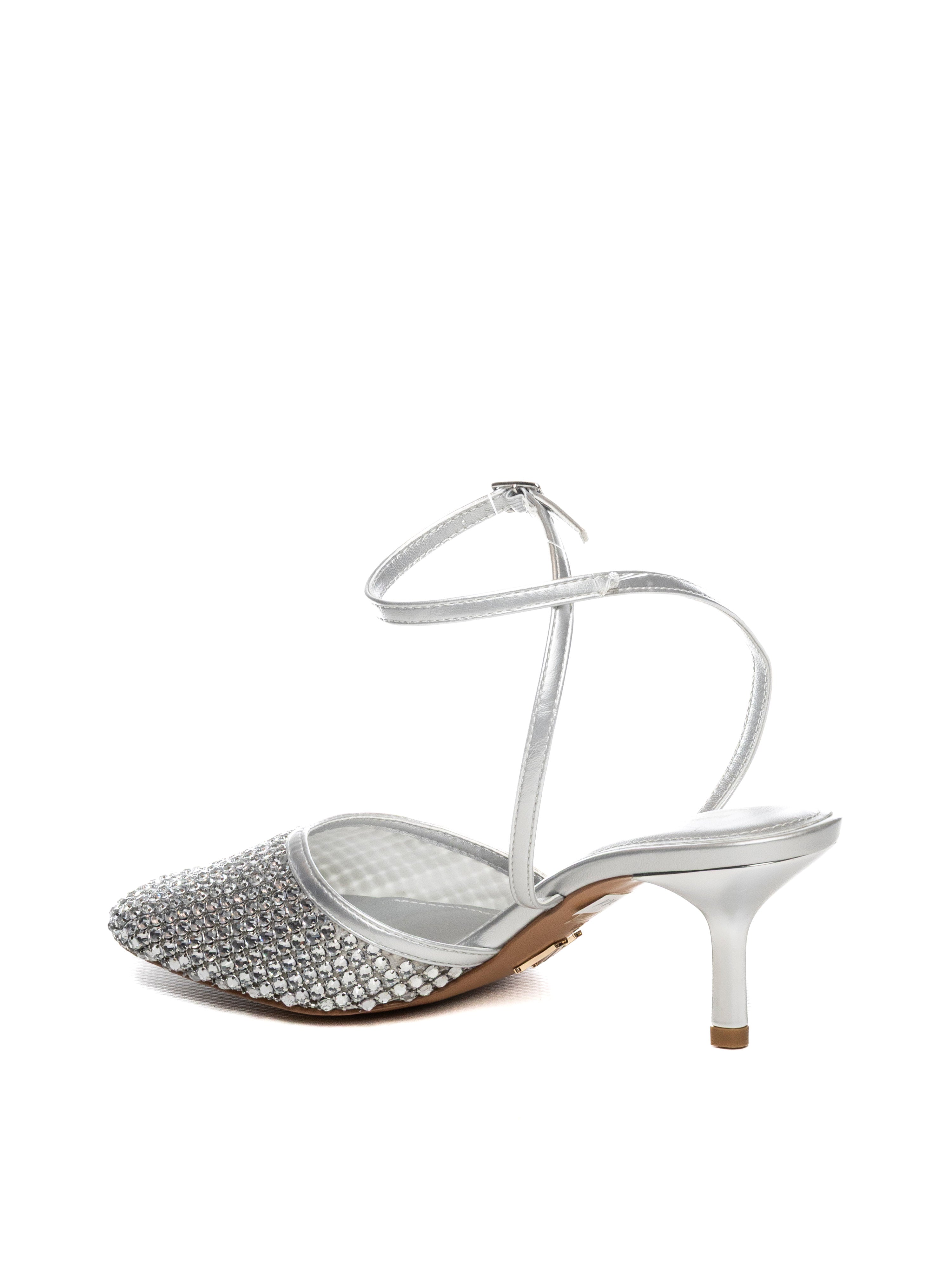 ALBANO VANITY Sandalo strass argento 7017 STRASS-ARGENTO 