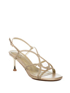 ALBANO VANITY Sandalo strass oro 7020 STRASS-PLATINO 