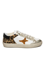 White/animal print